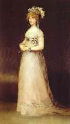 Francisco Jose de Goya, Portrait of the Countess of Chinchon.